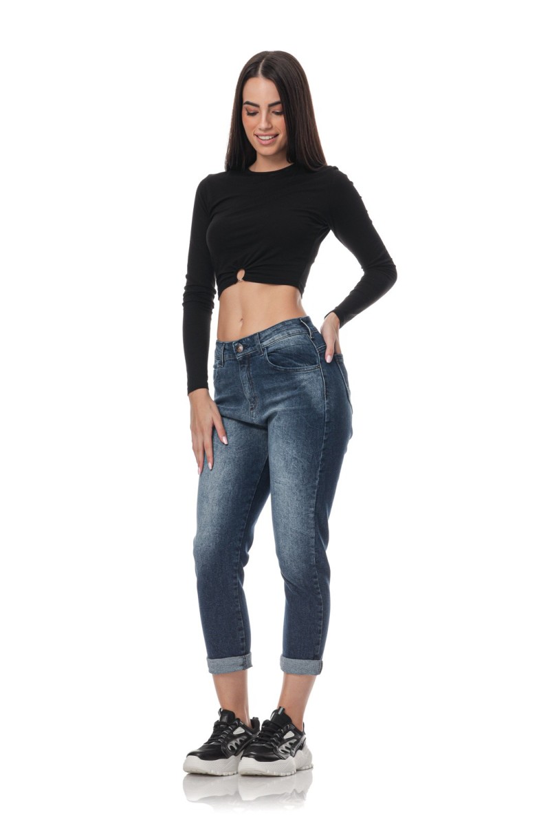 ΠΑΝΤΕΛΟΝΙ ΤΖΙΝ MOM FIT ΞΕΒΑΜΜΕΝΟ