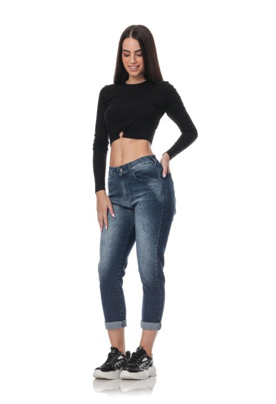 ΠΑΝΤΕΛΟΝΙ ΤΖΙΝ MOM FIT ΞΕΒΑΜΜΕΝΟ