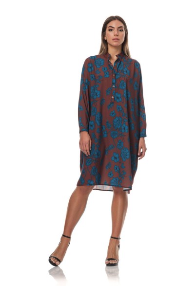 ΦΟΡΕΜΑ OVERSIZED ΕΜΠΡΙΜΕ ΜΕ ΜΑΟ ΓΙΑΚΑ