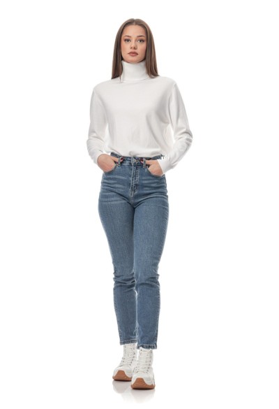 ΠΑΝΤΕΛΟΝΙ ΤΖΙΝ PLUS SIZE ΨΗΛΟΜΕΣΟ ΙΣΙΟ