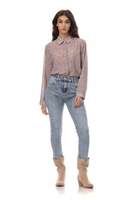 ΠΑΝΤΕΛΟΝΙ PLUS SIZE ΨΗΛΟΜΕΣΟ ΜΕ ΣΤΡΑΣ ΣΤΙΣ ΤΣΕΠΕΣ