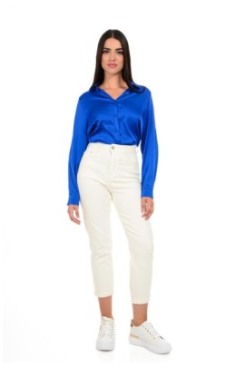 ΠΑΝΤΕΛΟΝΙ MOM FIT DENIM ΨΗΛΟΜΕΣΟ