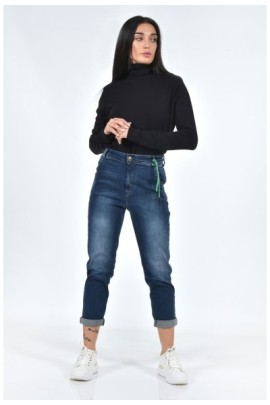 ΠΑΝΤΕΛΟΝΙ ΤΖΙΝ MOM FIT ΜΕ ΞΕΒΑΜΑ