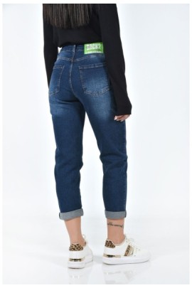 ΠΑΝΤΕΛΟΝΙ ΤΖΙΝ MOM FIT ΜΕ ΞΕΒΑΜΑ
