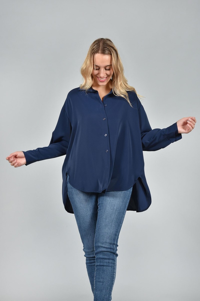 ΠΟΥΚΑΜΙΣΑ OVERSIZED ΑΣΥΜΜΕΤΡΗ