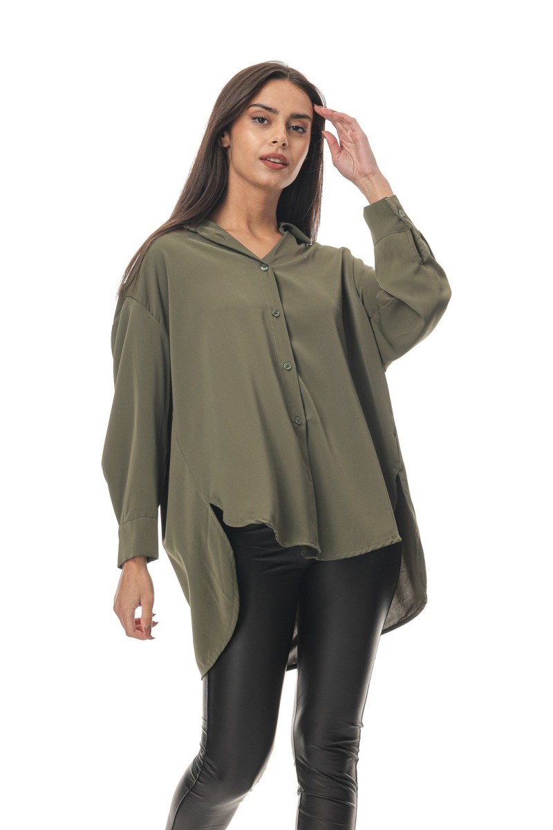 ΠΟΥΚΑΜΙΣΑ OVERSIZED ΑΣΥΜΜΕΤΡΗ