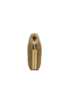 ΤΣΑΝΤΑΚΙ CLUTCH ΟΒΑΛ ΜΕ ΣΤΡΑΣ ΚΑΙ ΚΟΜΜΕΝΕΣ ΓΩΝΙΕΣ