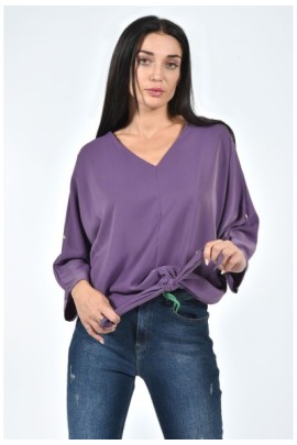 ΜΠΛΟΥΖΑ ΒΕ OVERSIZED ΜΕ ΚΟΜΠΟ ΕΜΠΡΟΣ