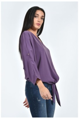ΜΠΛΟΥΖΑ ΒΕ OVERSIZED ΜΕ ΚΟΜΠΟ ΕΜΠΡΟΣ