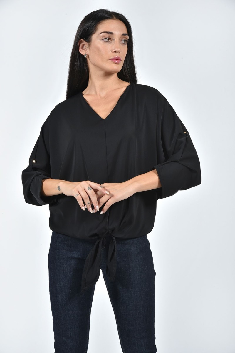 ΜΠΛΟΥΖΑ ΒΕ OVERSIZED ΜΕ ΚΟΜΠΟ ΕΜΠΡΟΣ