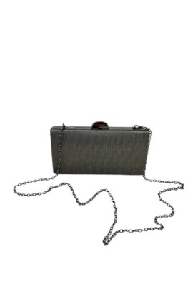 ΤΣΑΝΤΑΚΙ CLUTCH ΣΑΓΡΕ ΜΕΤΑΛΛΙΖΕ ΟΨΗ