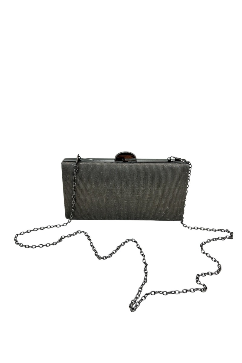 ΤΣΑΝΤΑΚΙ CLUTCH ΣΑΓΡΕ ΜΕΤΑΛΛΙΖΕ ΟΨΗ