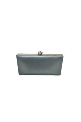 ΤΣΑΝΤΑΚΙ CLUTCH ΜΕ ΜΑΤ ΜΕΤΑΛΛΙΚΗ ΟΨΗ
