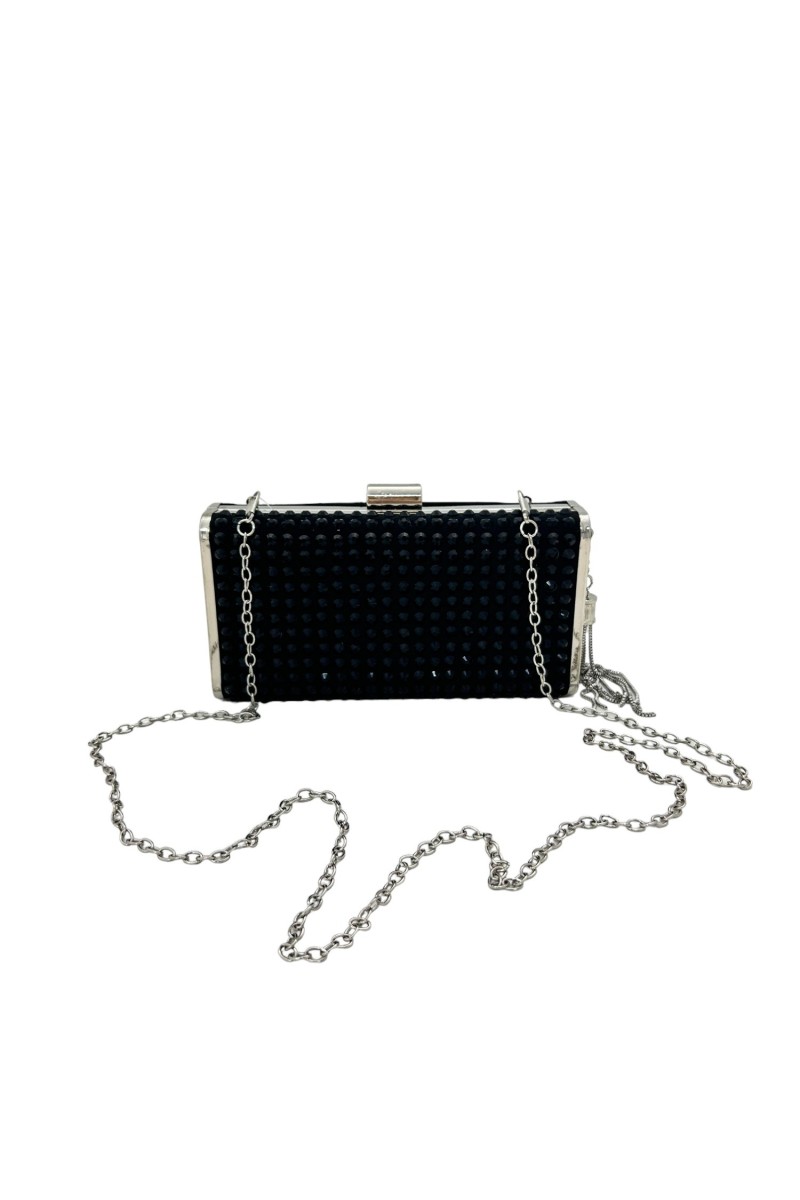 ΤΣΑΝΤΑΚΙ CLUTCH ΟΡΘΟΓΩΝΙΟ ΜΕ ΜΕΓΑΛΑ ΣΤΡΑΣ