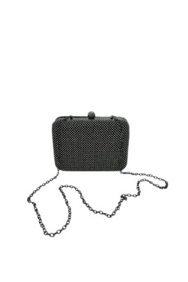 ΤΣΑΝΤΑΚΙ CLUTCH ΟΒΑΛ ΜΕ ΣΤΡΑΣ