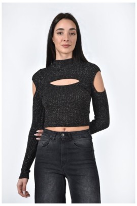 ΠΛΕΚΤΗ ΜΠΛΟΥΖΑ ΛΟΥΡΕΞ ΜΕ ΑΝΟΙΓΜΑΤΑ