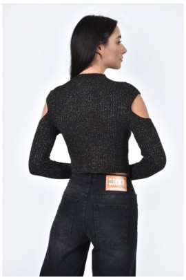 ΠΛΕΚΤΗ ΜΠΛΟΥΖΑ ΛΟΥΡΕΞ ΜΕ ΑΝΟΙΓΜΑΤΑ