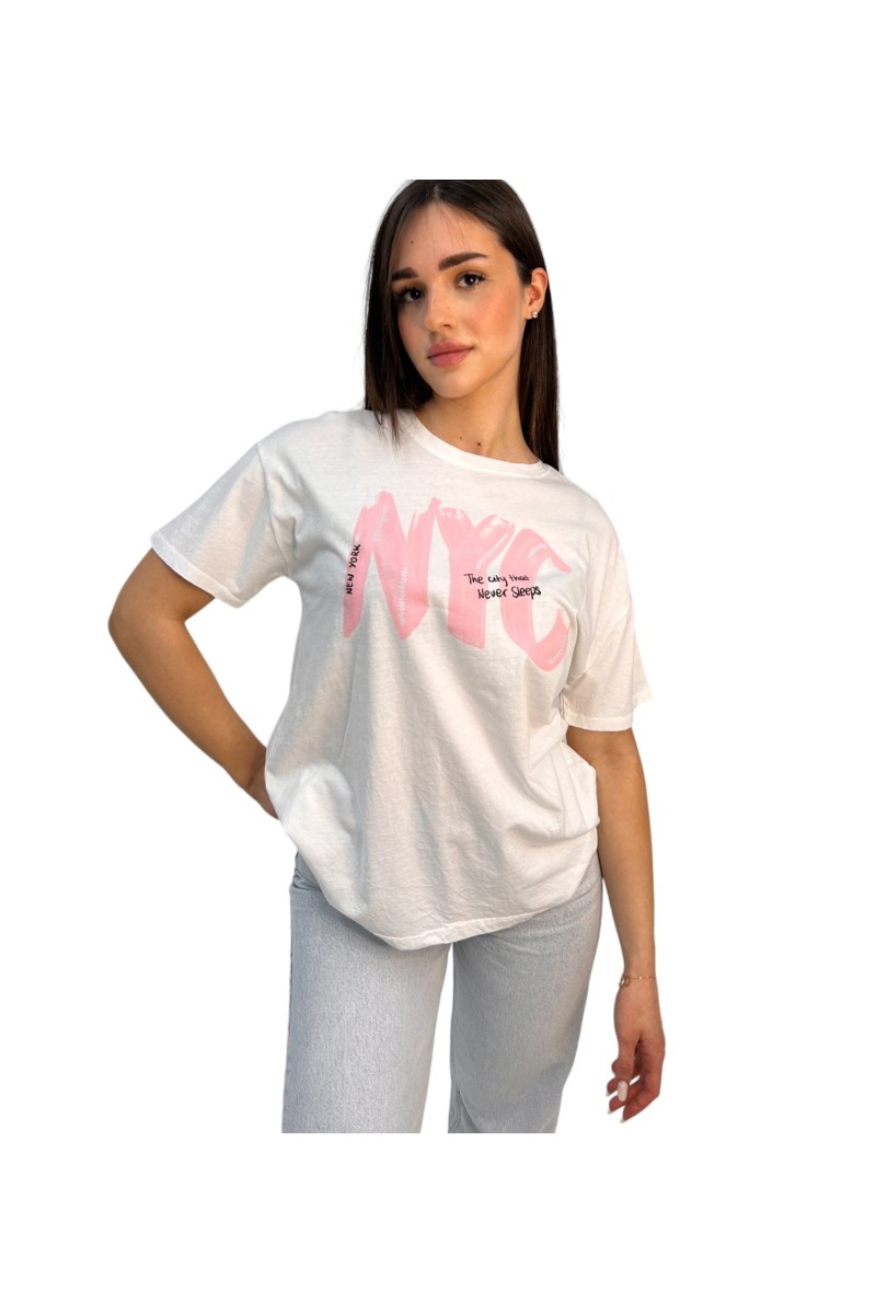 T-SHIRT ΜΕ ΤΥΠΩΜΑ NYC