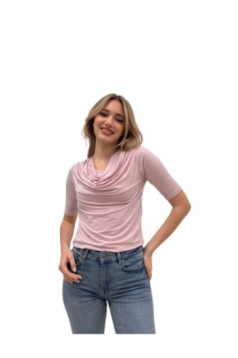ΜΠΛΟΥΖΑ CROP  ΝΤΡΑΠΕ ΜΕ ΕΠΕΝΔΥΣΗ
