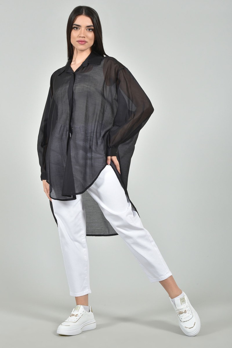 ΠΟΥΚΑΜΙΣΑ ΜΑΚΡΙΑ OVERSIZED ΑΣΥΜΜΕΤΡΗ