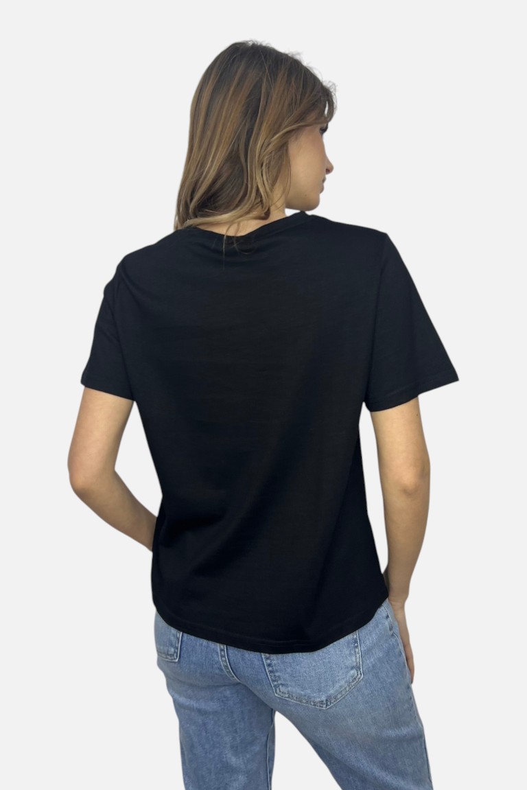 T-SHIRT ΜΕ ΤΥΠΩΜΑ ΑΠΟ ΓΚΛΙΤΕΡ REMEMBER - Image 6