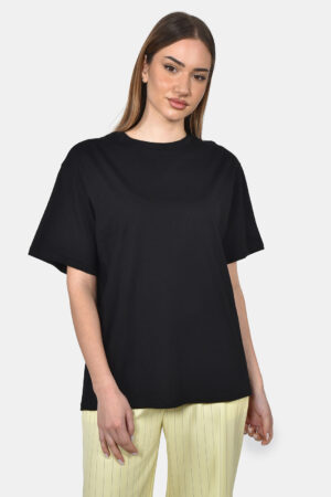T-SHIRT ΜΟΝΟΧΡΩΜΟ OVERSIZED ΑΠΟ ΒΑΜΒΑΚΙ