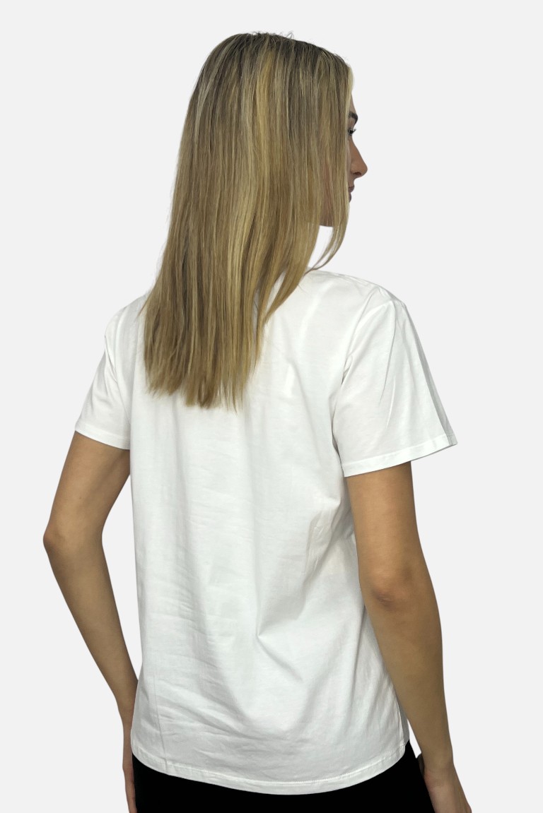 T-SHIRT ΜΕ ΜΟΤΙΦ SMILE ΜΕ ΣΤΡΑΣ - Image 6