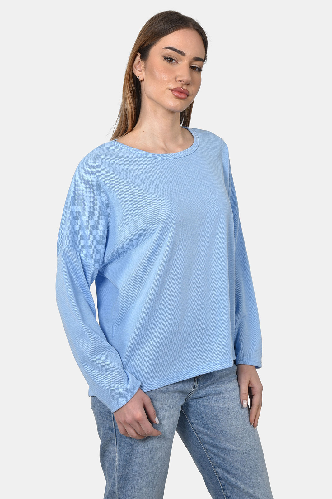 ΜΠΛΟΥΖΑ ΛΑΙΜΟΚΟΨΗ OVERSIZED ΑΣΥΜΜΕΤΡΗ - Image 2