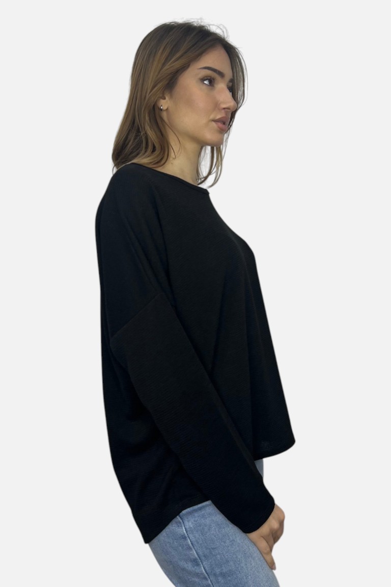 ΜΠΛΟΥΖΑ ΛΑΙΜΟΚΟΨΗ OVERSIZED ΑΣΥΜΜΕΤΡΗ - Image 8