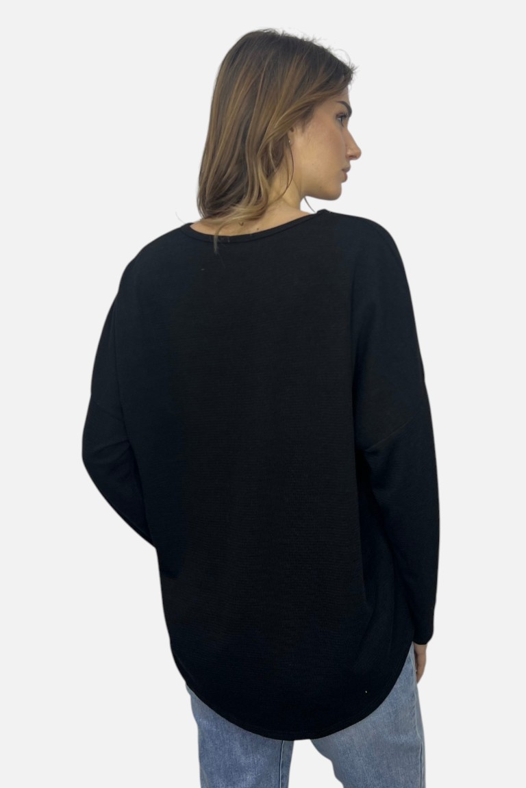 ΜΠΛΟΥΖΑ ΛΑΙΜΟΚΟΨΗ OVERSIZED ΑΣΥΜΜΕΤΡΗ - Image 9