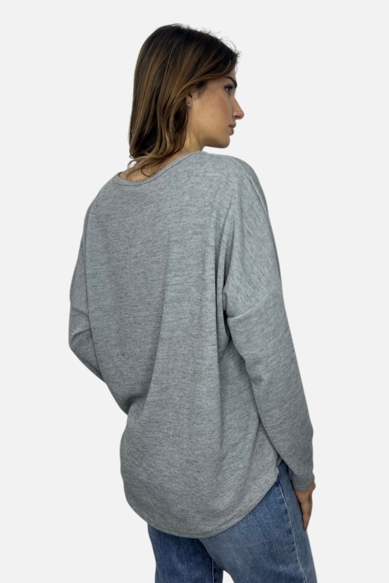 ΜΠΛΟΥΖΑ ΛΑΙΜΟΚΟΨΗ OVERSIZED ΑΣΥΜΜΕΤΡΗ - Image 15