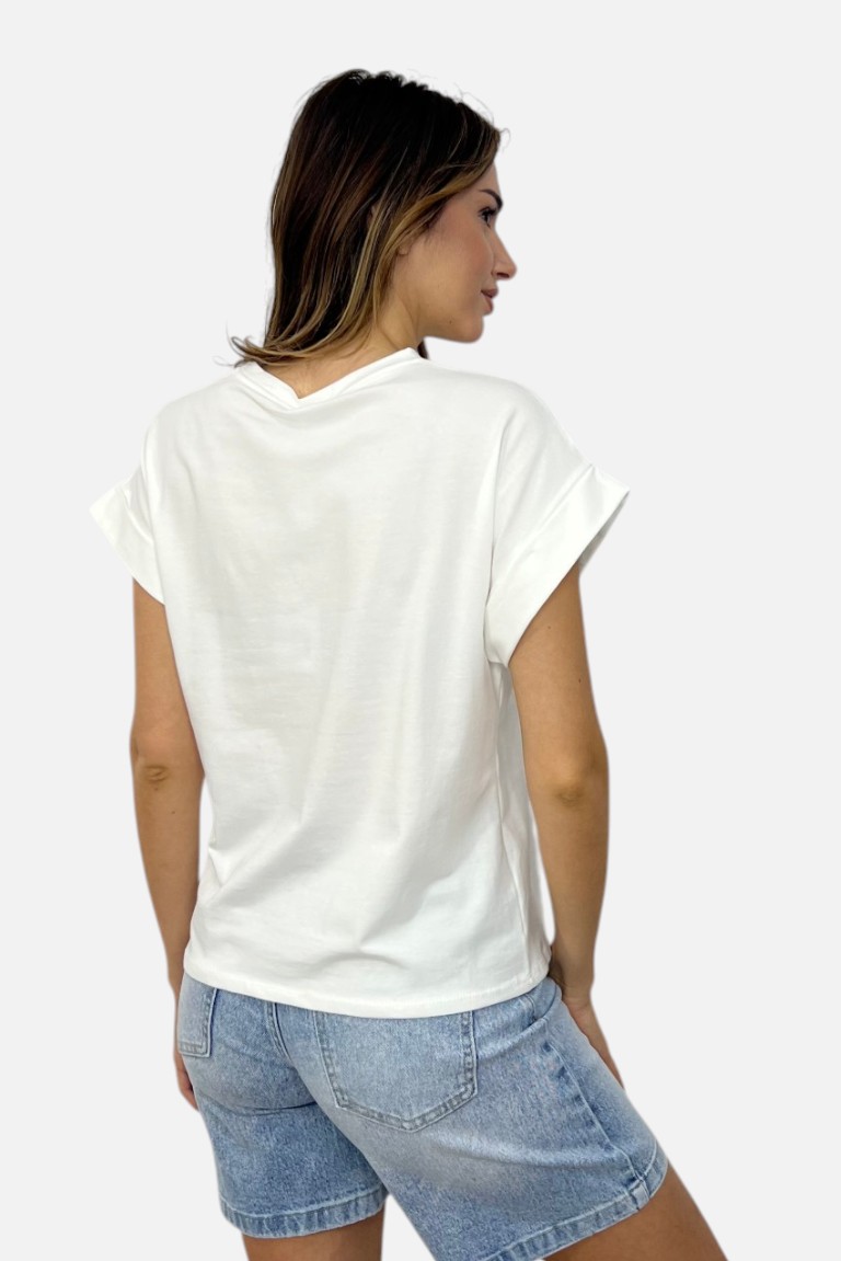 T-SHIRT ΜΕ ΤΥΠΩΜΑ ΚΑΜΗΛΟΠΑΡΔΑΛΗ - Image 4