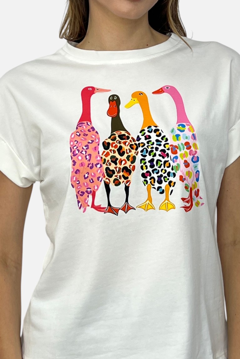 T-SHIRT ΜΕ ΤΥΠΩΜΑ ΠΑΠΙΕΣ - Image 3