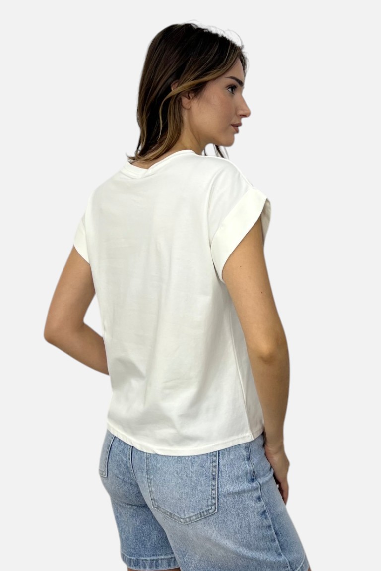 T-SHIRT ΜΕ ΤΥΠΩΜΑ ΚΟΡΙΤΣΙ - Image 7