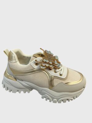 SNEAKERS ΜΕ ΜΟΤΙΦ ΠΕΤΑΛΟΥΔΑ ΑΠΟ ΣΤΡΑΣ