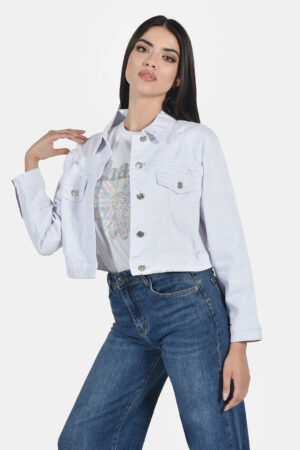 ΜΠΟΥΦΑΝ DENIM CROP ΜΕ ΞΕΦΤΙΑ