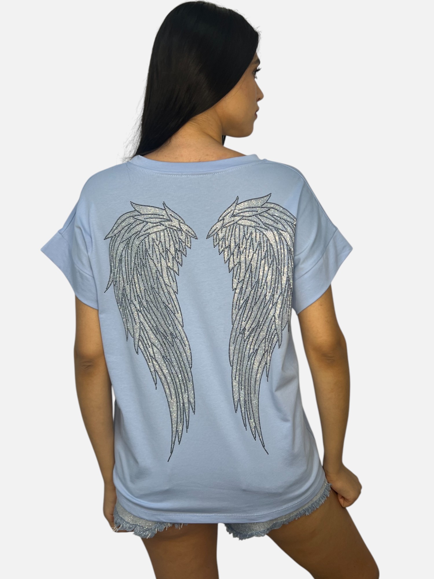 ΜΠΛΟΥΖΑ ΜΕ ΤΥΠΩΜΑ ANGEL ΜΕ ΣΤΡΑΣ ΦΤΕΡΑ - Image 15