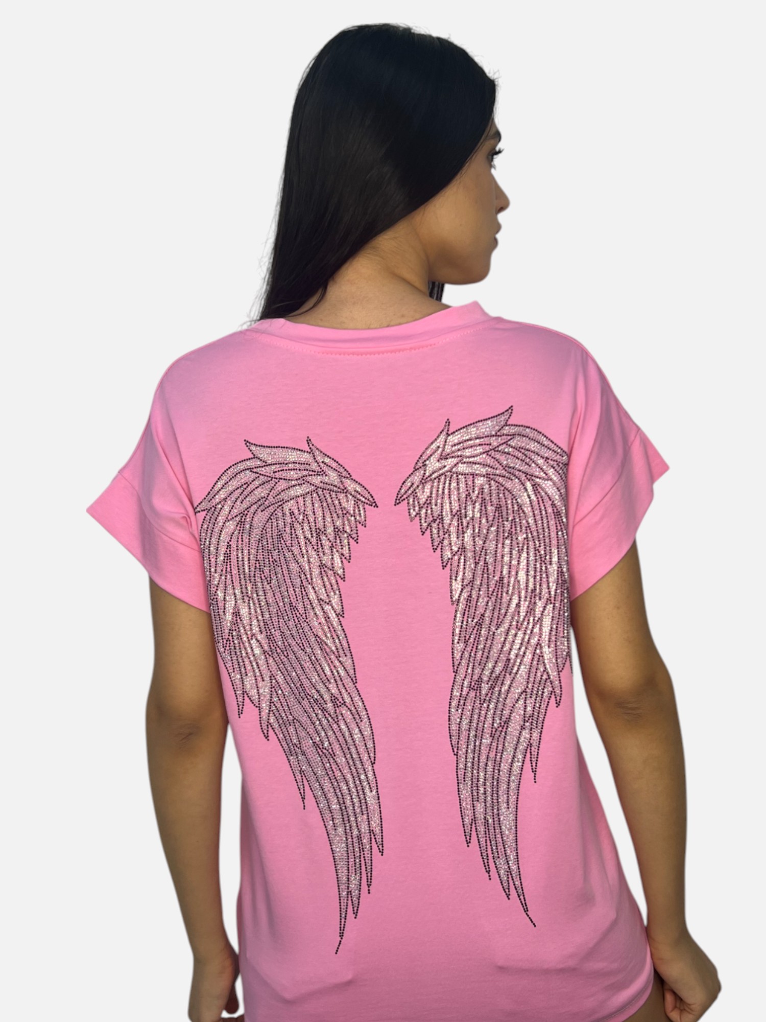 ΜΠΛΟΥΖΑ ΜΕ ΤΥΠΩΜΑ ANGEL ΜΕ ΣΤΡΑΣ ΦΤΕΡΑ - Image 9