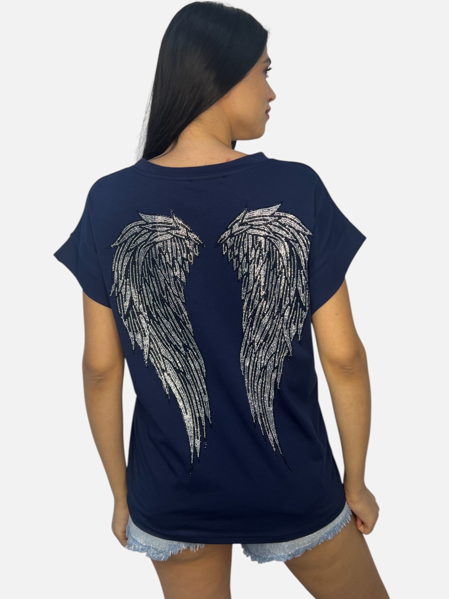 ΜΠΛΟΥΖΑ ΜΕ ΤΥΠΩΜΑ ANGEL ΜΕ ΣΤΡΑΣ ΦΤΕΡΑ - Image 12