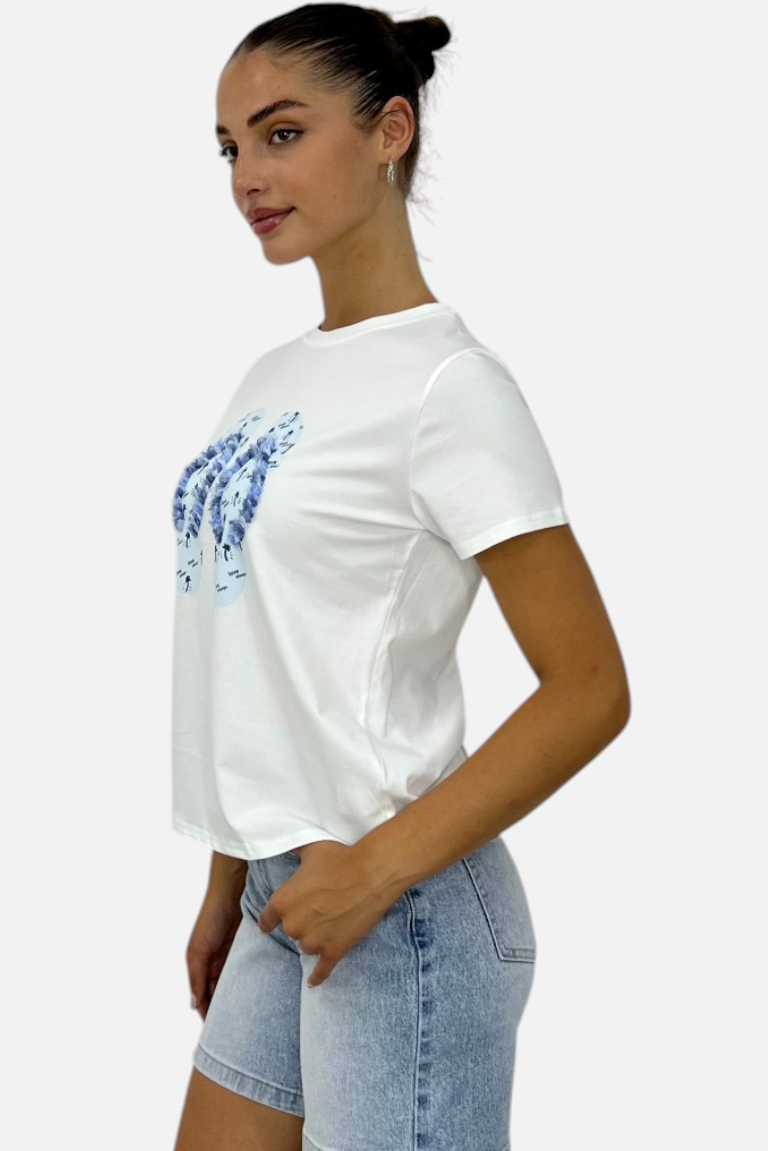 T-SHIRT ΜΕ ΤΥΠΩΜΑ ΣΑΓΙΟΝΑΡΕΣ - Image 7