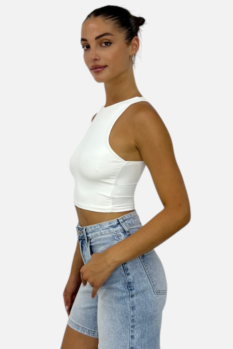 ΜΠΛΟΥΖΑ CROP ΕΛΑΣΤΙΚΗ ΜΕ ΚΛΕΙΣΤΗ ΛΑΙΜΟΚΟΨΗ - Image 10